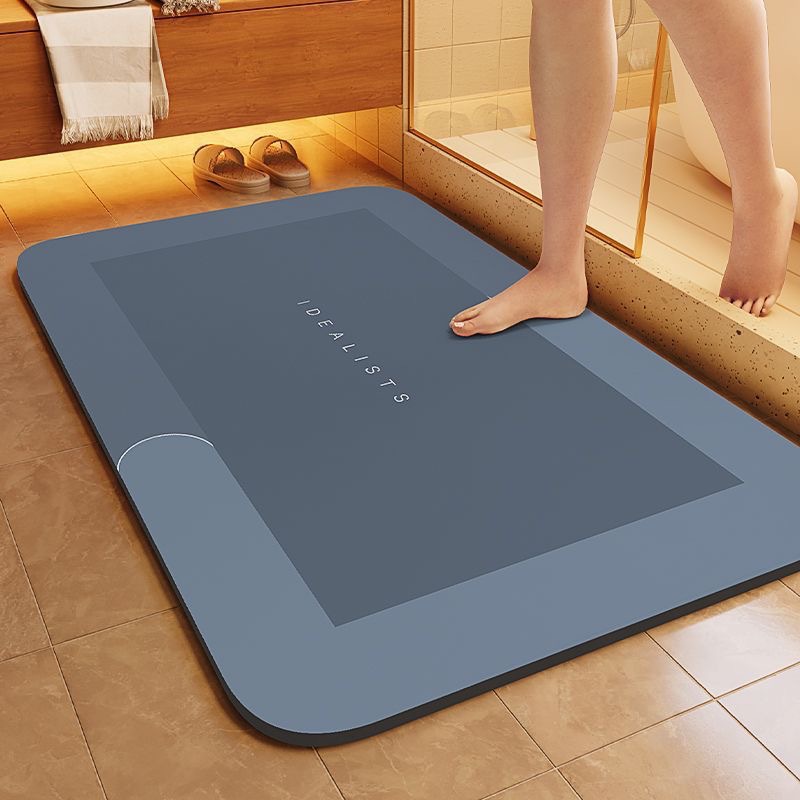 Quick Dry Diatomite Bath Mat - Alfombra de baño antideslizante, de secado