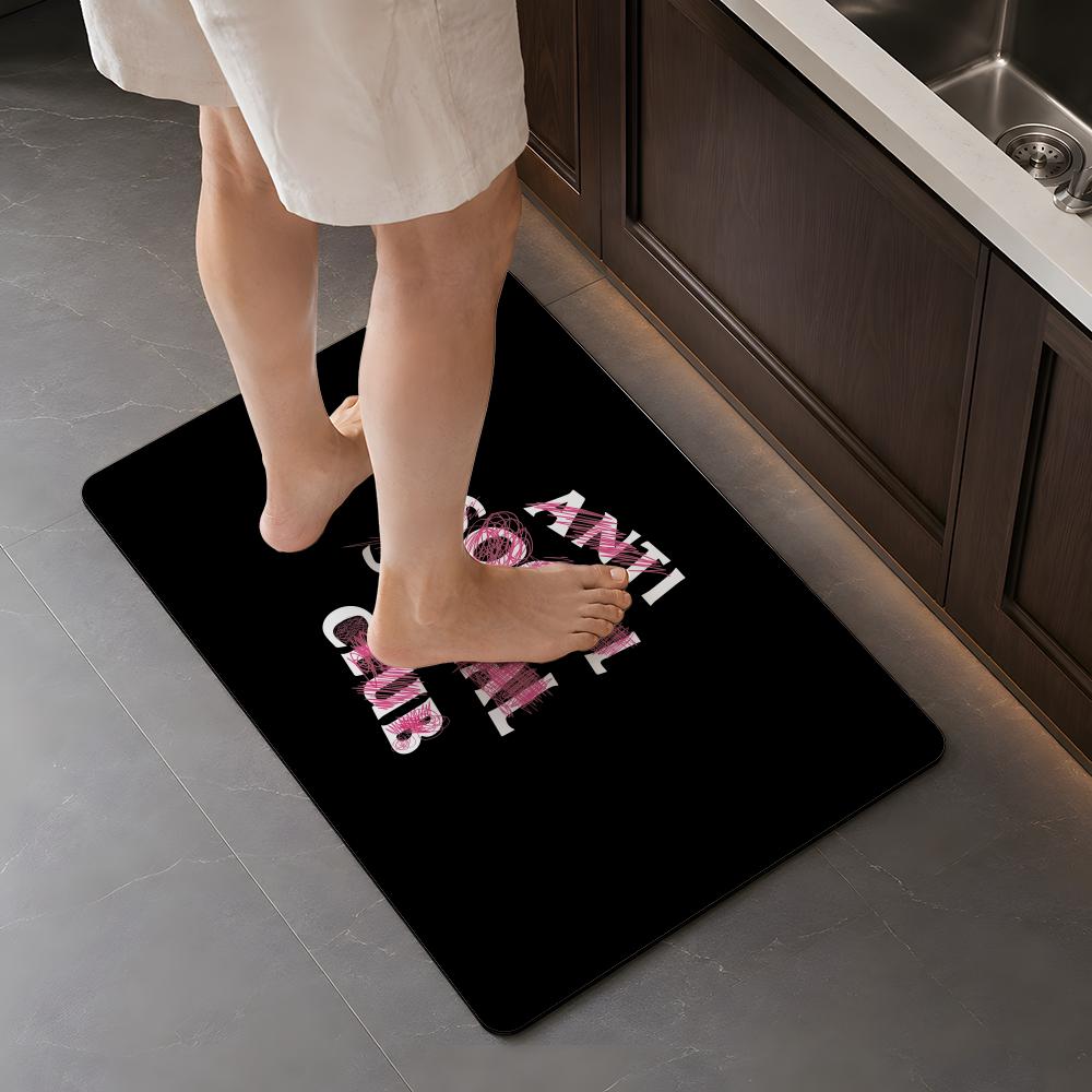 Quick Dry Diatomite Bath Mat - Alfombrilla de diatomita Fashion A ANTI