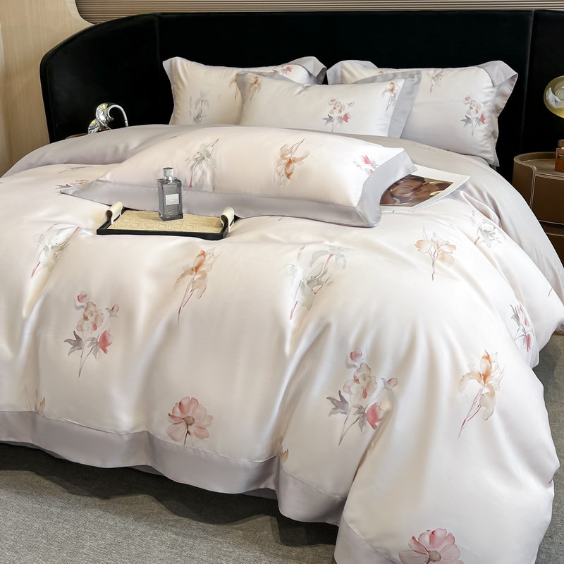 Aesthetic Floral Duvet Cover - Juego de Ropa de Cama con