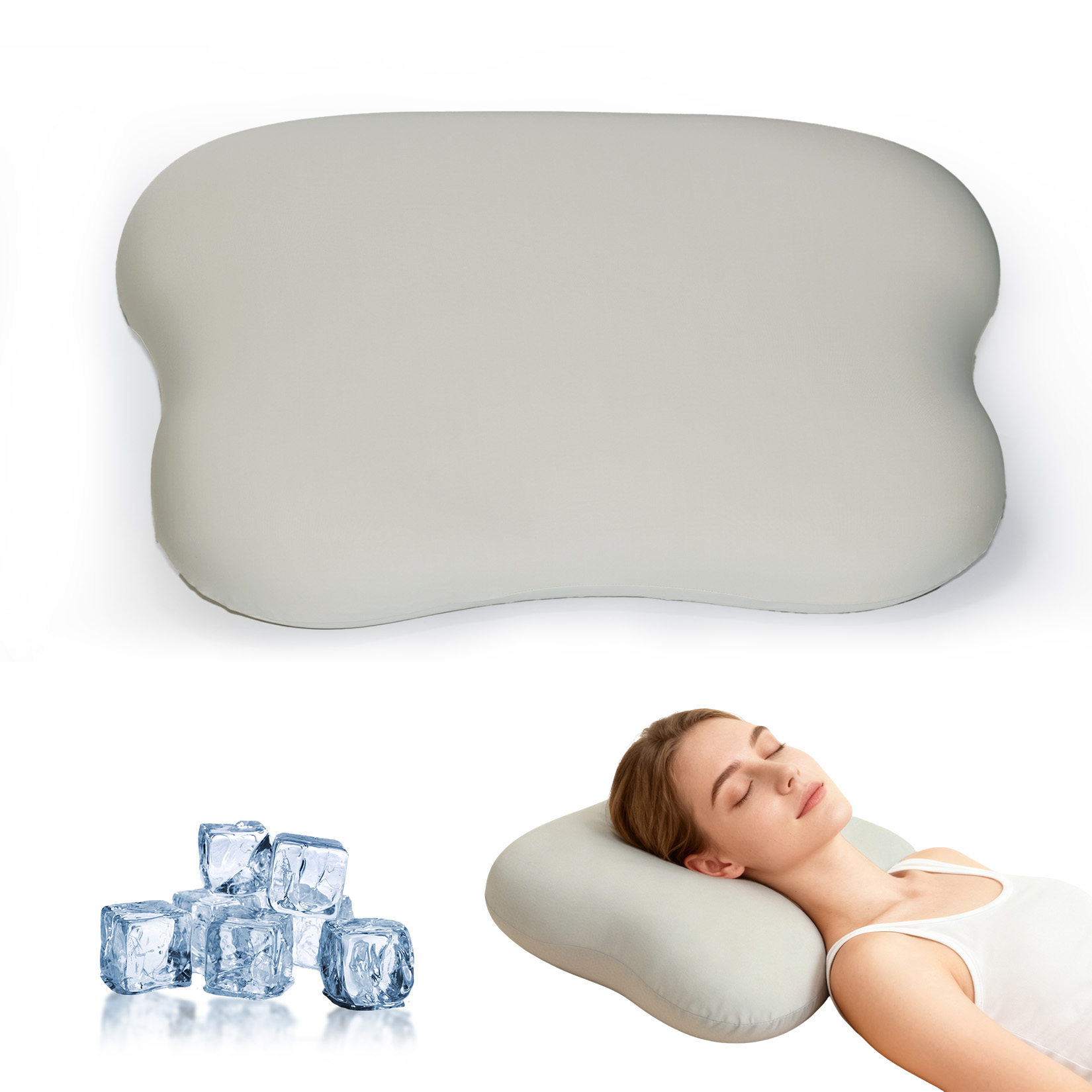 Memory Foam Orthopedic Pillow Neck Pain - Almohada cervical para aliviar el dolor