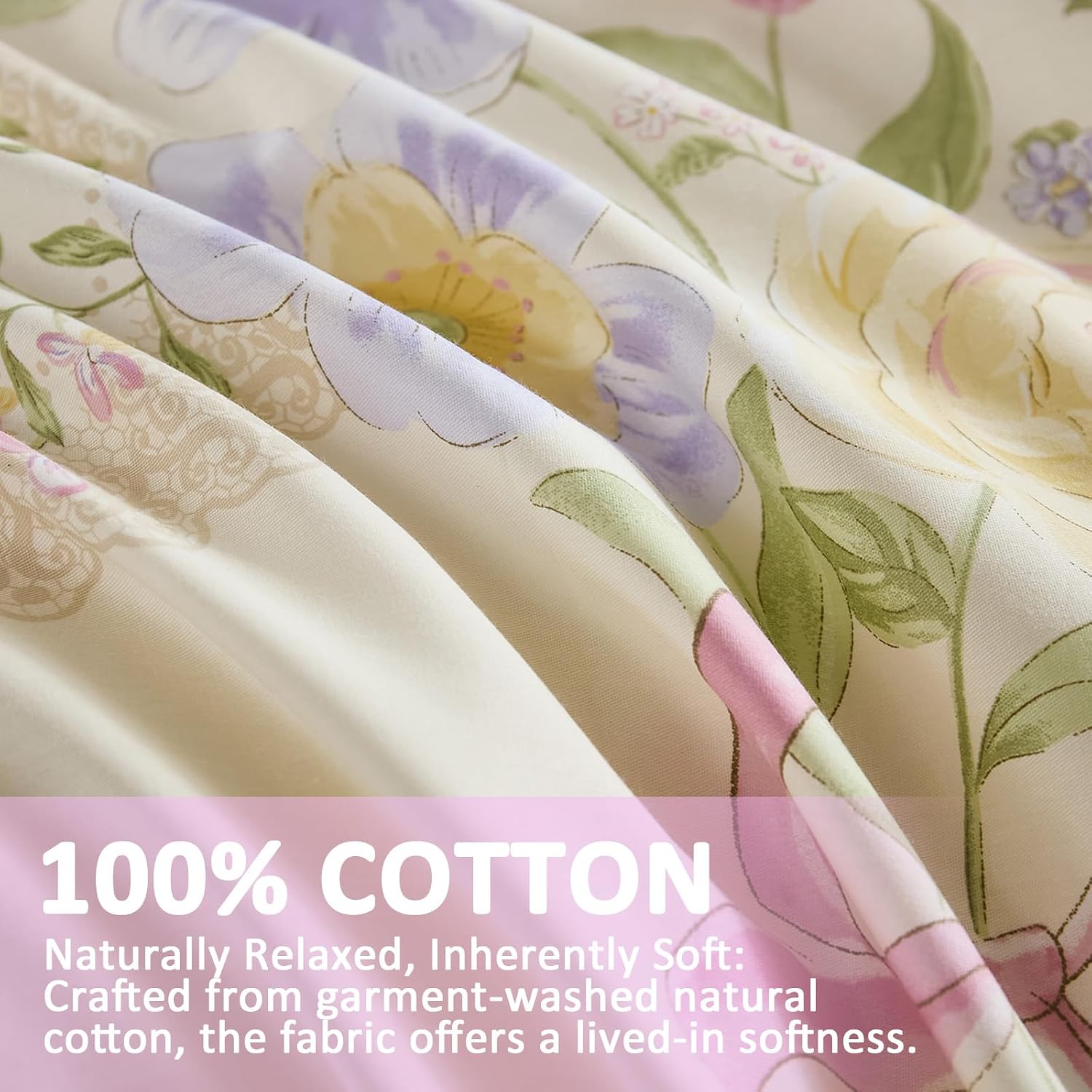 Funda de edredón con motivos f - Aesthetic Floral Duvet Cover reseña y precio
