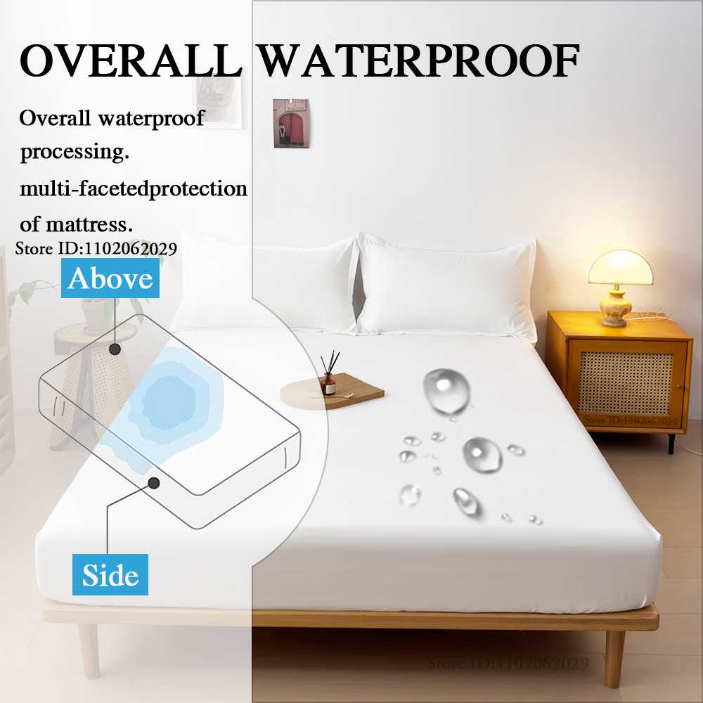 Funda de colchón impermeable,  - Waterproof Mattress Protector Breathable reseña y precio