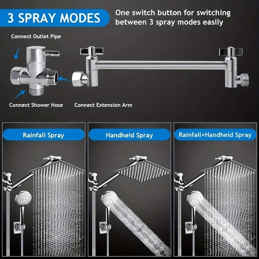 Cabezal de ducha de alta presi - High Pressure Shower Head Handheld reseña y precio