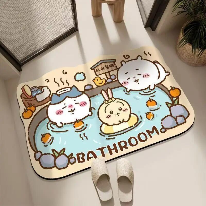 Chiikawa, Hachiware, Usagi: al - Quick Dry Diatomite Bath Mat reseña y precio