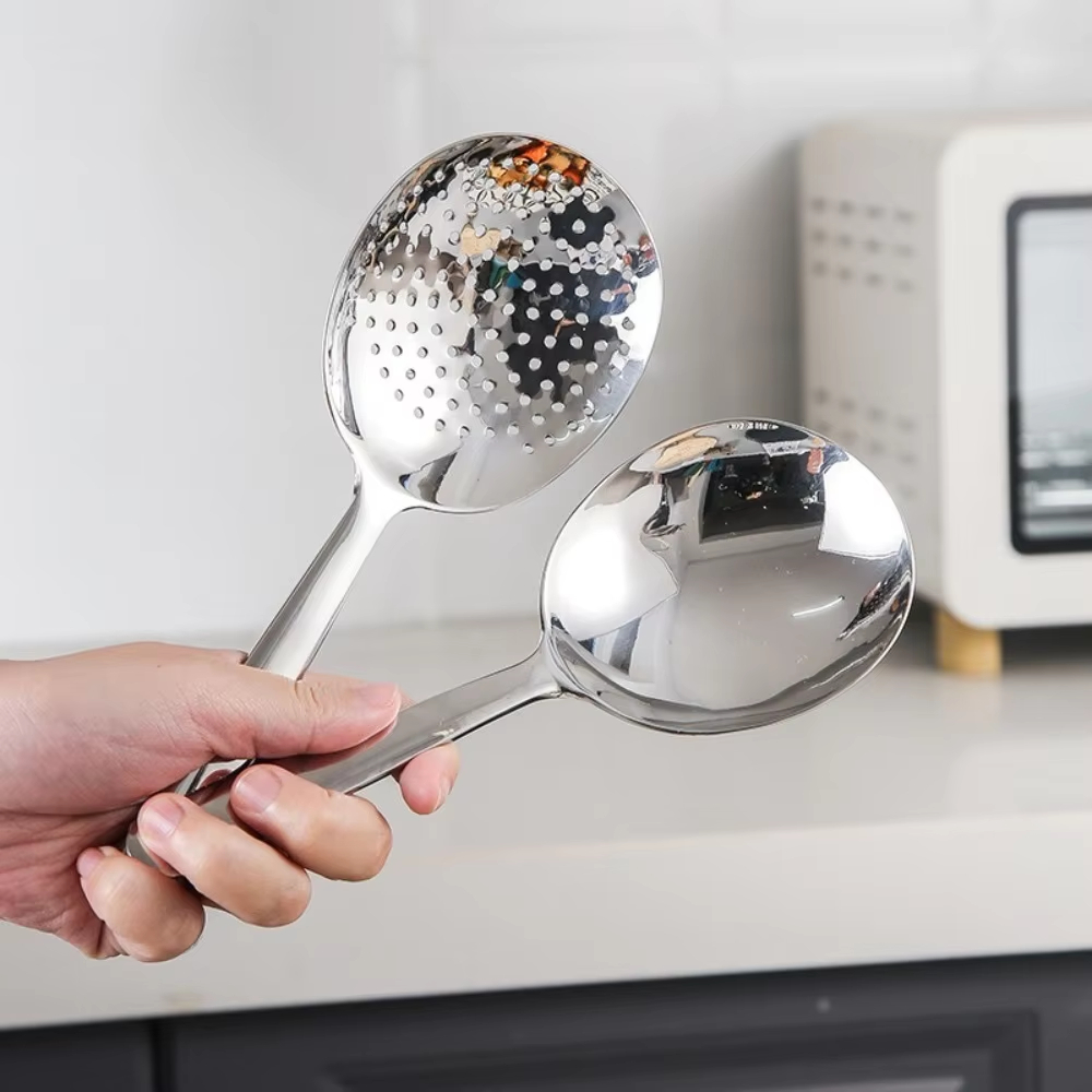 Cuchara redonda de acero inoxi - Kitchen reseña y precio